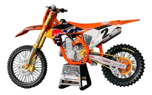 Modelo A Escala Ktm 450 Sx-f Red Bull Cooper Webb Motocross
