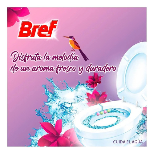 Canastilla De Inodoros Bref Melodía Matinal 100g