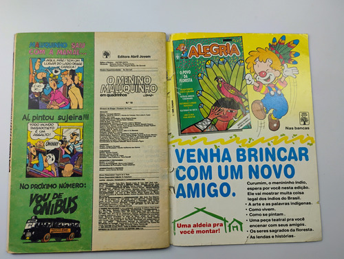 Gibi Hq Menino Maluquinho N° 18 Editora Abril Raro De 1990 (Usado)