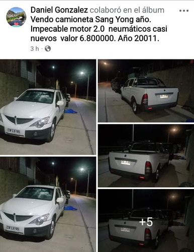 Camioneta Ssangyong Actyon Sport 2011 4x2 Diésel