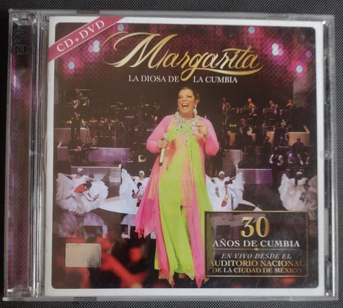 Margarita La Diosa De La Cumbia 30 Años De Cumbia Cd + Dvd
