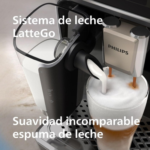 Cafetera Philips Espresso Automática Serie 5500 20 Modos Gris