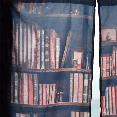 Cortinas Para Sala De Estar, Estantería 3d, Sombreado, Dormi