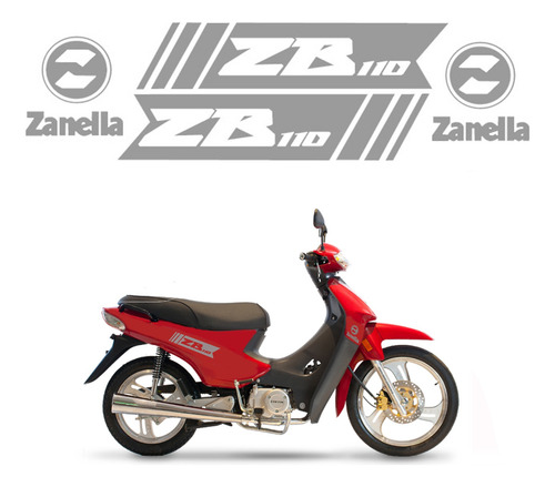 Kit Calcomanias Vinilo Para Zanella Zb 110