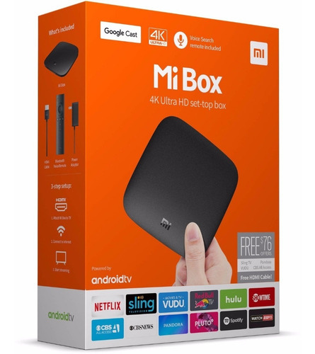 Xiaomi Mibox 3 (usa) 4k Uhd Mdz-16-ab Lote 4x Sem Controles