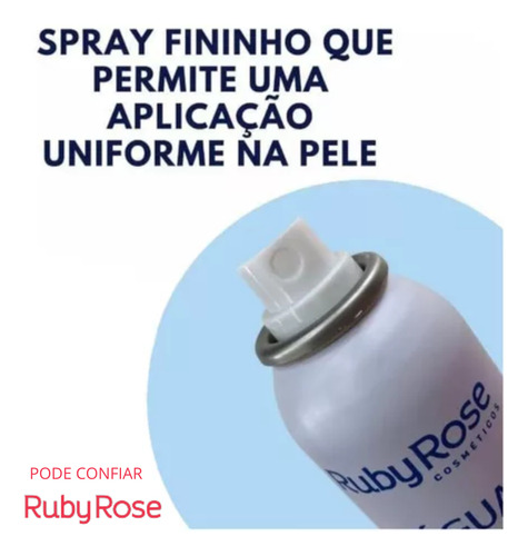 Água Termal Sem Fragrância Hb306 Ruby Rose 150ml - Kit Com 2