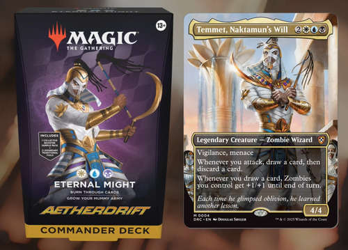 Deck Commander Eternal Might - Aetherdrift Inglês