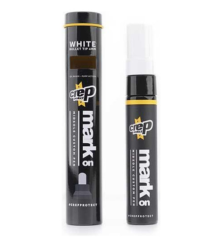 Crep Protect Mark-on White Midsole Chisel Tip