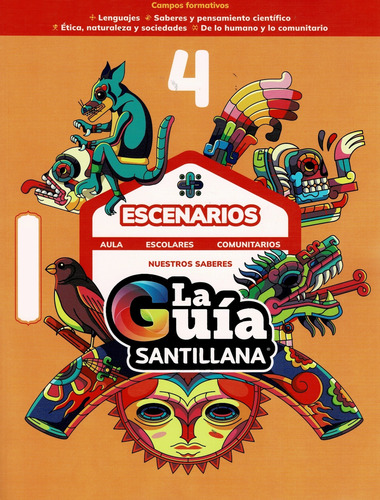Guía Santillana 4° Pública Kit C/4 Libros + Exámenes 2025-26