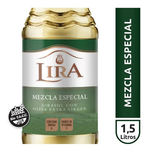 Aceite Lira Oliva Y Girasol 1,5 Lt