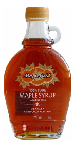 Jarabe De Arce Maple Syrup Gold Premium 100% Puro 250ml