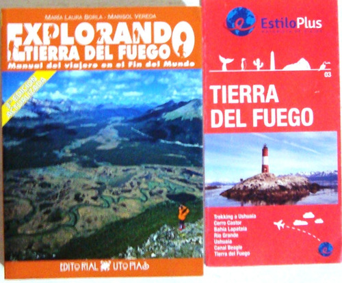 Explorando Tierra Del Fuego Mapas Color Borla Vereda 2015