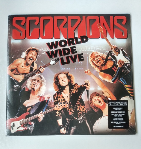 Imagem 2 de 3 de Scorpions - World Wide Live / Black 2-lp + Cd+ Poster Tour