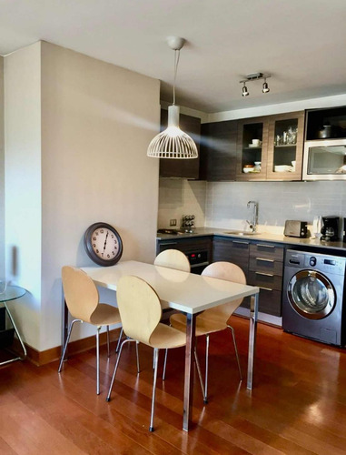 Arriendo Depto Amoblado 1dorm 1ba Est Bod Las Condes