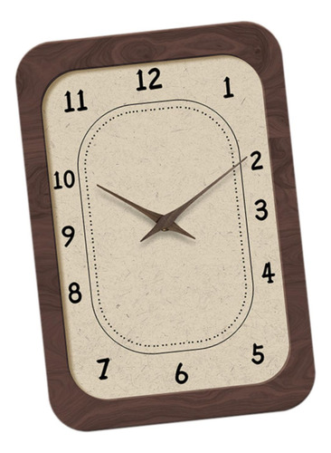 Reloj De Pared Fácil De Leer, Silencioso, Estilo A