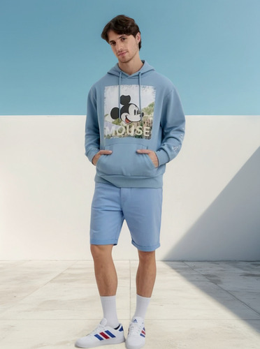 Sudadera Casual Mickey Mouse Deportiva Hombre Disney 1200655