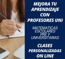 Comprar Clases Presenciales Virtuales Matematicas Ciencias Pre Univ