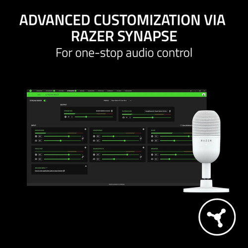 Micrófono Razer Seiren V3 Mini Ultra Compacto Usb Color