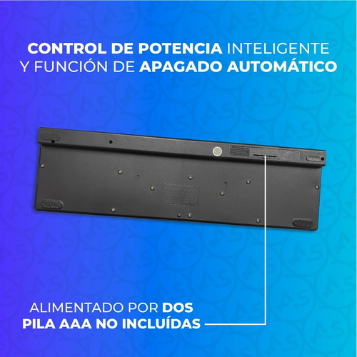 Imagen 3 de 10 de Kit Teclado Y Mouse Inalambrico Usb Combo Periféricos Pc