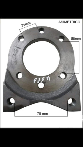 Dos (2) Soporte Caliper Asimetrico/simetrico Torino Jeep Ika