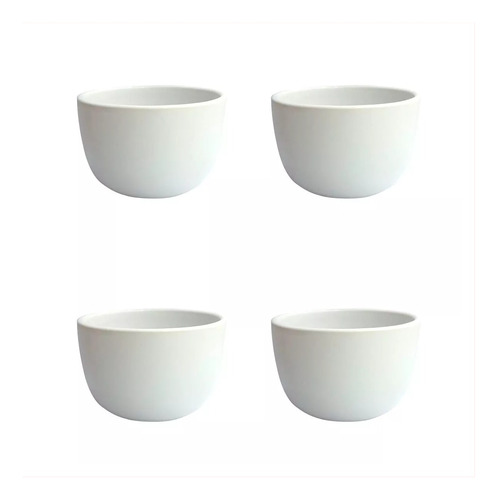 Set X4 Piezas De Ceramica Ensaladera Compoteras Bowl