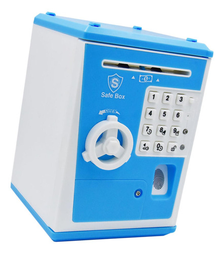 Hucha Electrónica, Cajero Automático Pequeño, Azul