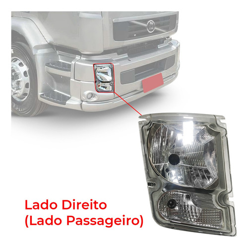 Par Farol Caminhão Compatível Volvo Vm 2006 A 2013