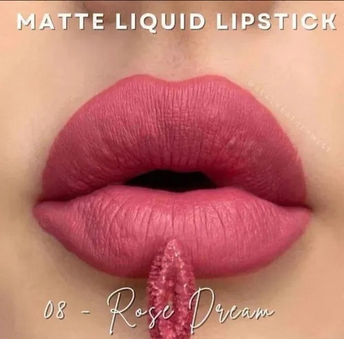 Labial Líquido Mate Farmasi 8 Hrs Duracion 08 Rose Dream Rose Dream