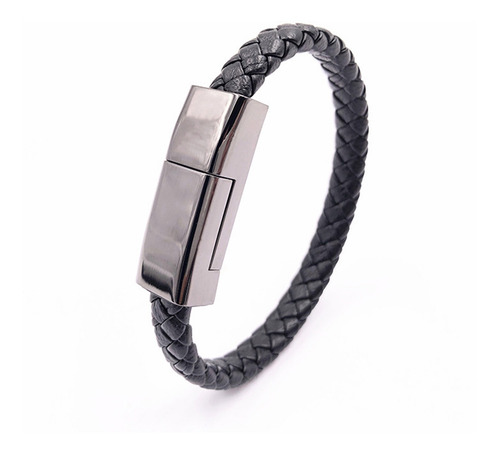 Pulsera De Cuero Pu Cable De Cargador Cable De Carga De