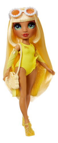 Rainbow High Sunny Muñeca De Moda Traje De Baño Amarillo 4+