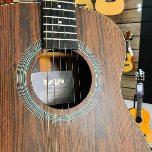 Imagem 4 de 6 de Violão Eletroacústico Rozini Presença Brasil Mini Rx115 Aço
