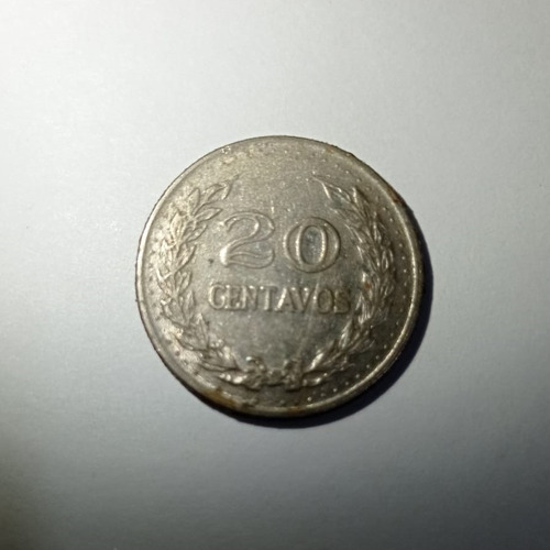 Moneda De 20 Centavos Colombianos - 1972