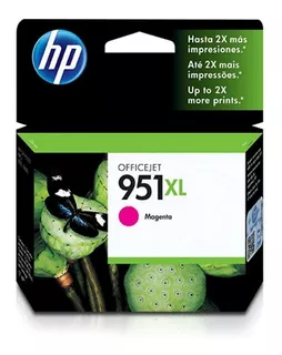 Cartucho Tinta Original Hp 951xl Cn047ab 8600 8610 Magenta