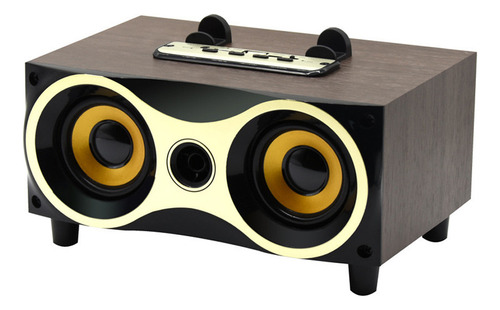 Nuevo Altavoz Inalámbrico Portátil De Madera Estéreo Hifi