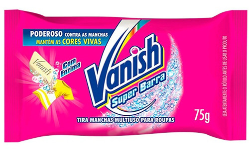 Atacado C/8 Tira Manchas Vanish Super Barra 75g C/ N Fiscal 