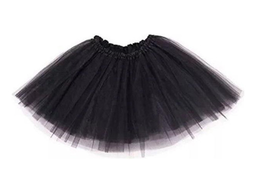 Saia Tutu Preto 40cm - Fantasia, Carnaval, Cosplay