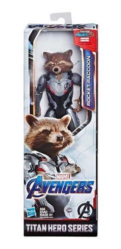 Figura Titan Hero Avengers Endgame Rocket Racoon Hasbro