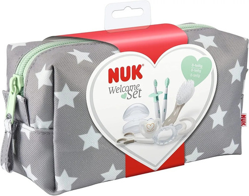 Nuk Set De Bienvenida Bebe 6 Piezas + Estuche Recien Nacido