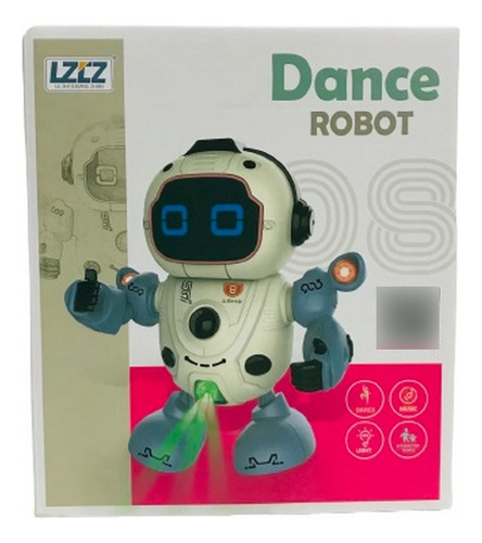Robot Dancing Con Luz Y Sonido Moderno New Ar1 23007 Ellobo