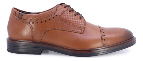 Zapatos Flexi Hombre 400102 Tan Oficina Salir Vestir Gnv®