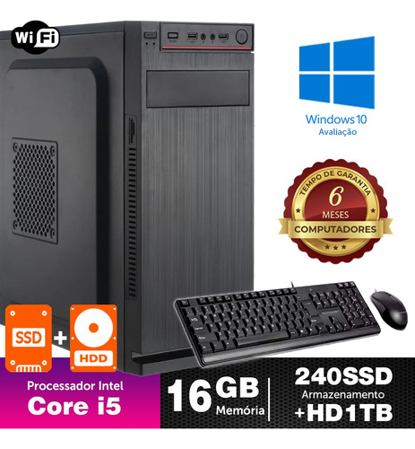 Micro Bs Intel Core I5 2ªger 16gb Ssd240+1tb 2gb Ddr5
