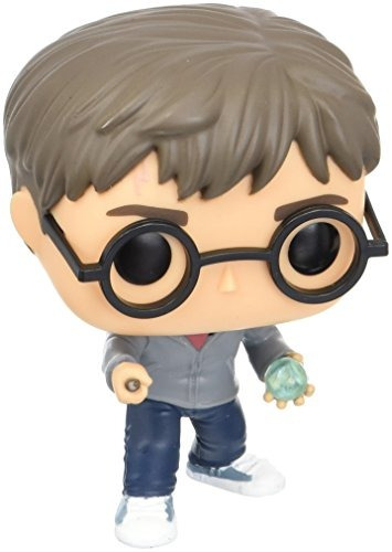 Harry Potter Harry Con Profecía Pop Figura, Gris