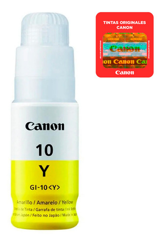 Tinta Canon Gi-10 Amarillo 70ml - Tecnobox