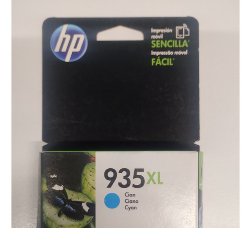 Cartucho De Tinta Hp 935xl Cian Original C2p24al (Usado)