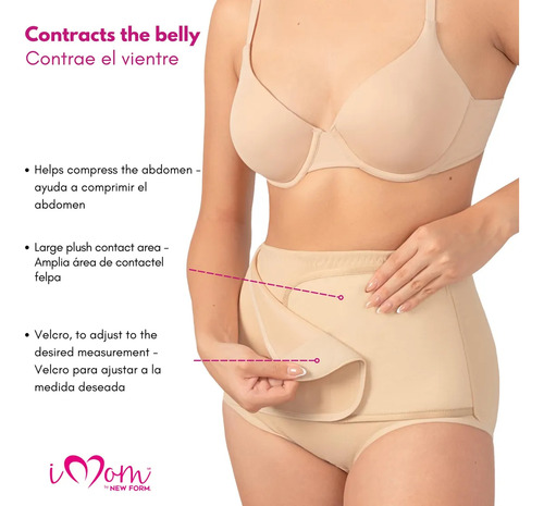 Imom Panty Faja Postparto Vientre Ajustable Fajas Postparto
