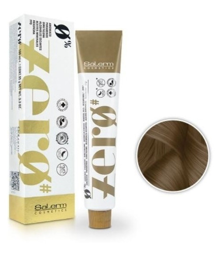 Salerm Tinte O Tintura Zero Color, Sin Amoniaco/sin Parabeno Tono 7,77 Rubio Marrón Intenso