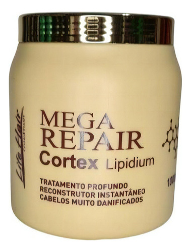 Máscara Mega Repair Cortex Lipidium Life Hair 1kg