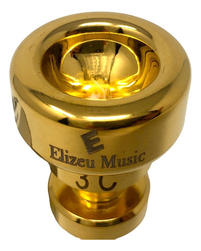 Bocal Trompete Elizeumusic Gold 3c (eg3c)