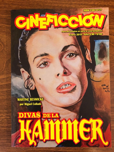 Revista Cineficción Nº9 Martine Beswicke Hammer Horror Scifi