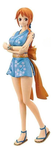 Boneco One Piece Nami Wano Com Base Anime